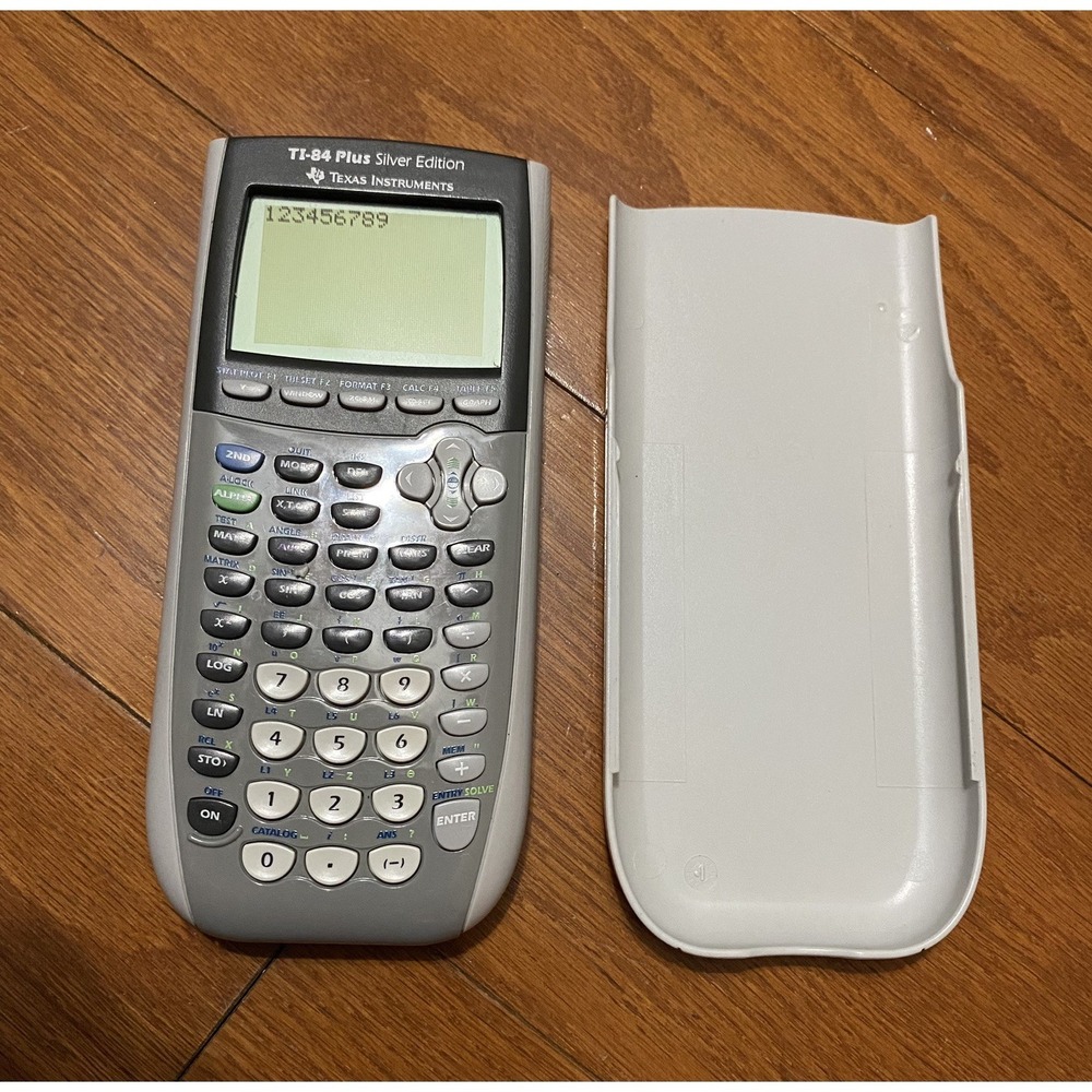Texas Instruments TI-84 Plus Silver Edition Graphing Calculator TESTED